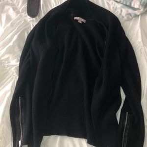 banana republic black cardigan